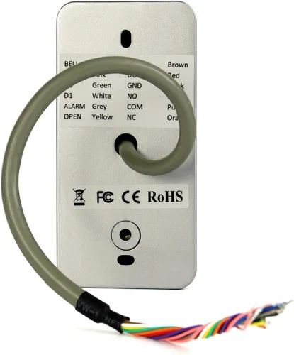 Vista 2 de Teclado de control de acceso delgado independiente y lector EM de 125 Khz, teclas retroiluminadas, impermeable y a prueba de vandalismo (AXS Slim)