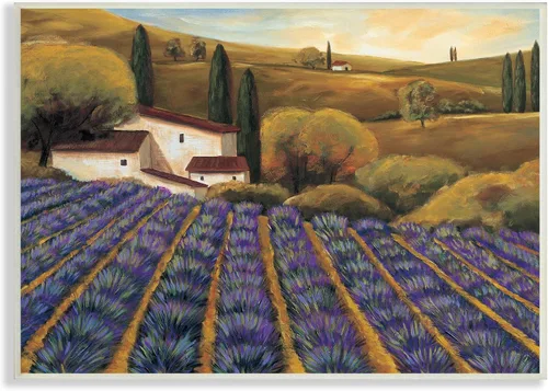 Vista 11 de Stupell Industries Aislado Púrpura Vegetal Cosecha Granja Prado Cielo, Diseño de Michael Cooper Stupell Industries Gray, 14 x 11 Inches, Easy to
