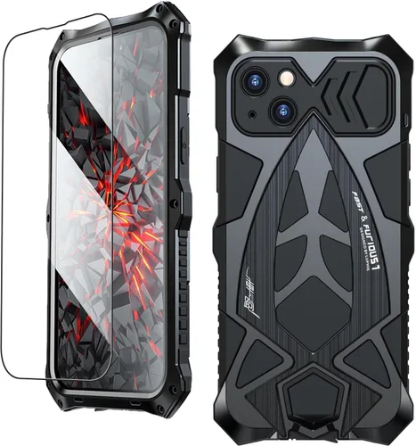 Vista 13 de Armor - Funda de teléfono para iPhone 14 de grado militar, probada en caídas 360°, cubierta de protección de cuerpo completo, resistente híbrido