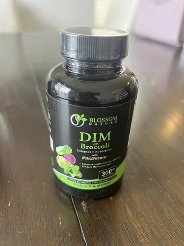 Vista 3 de Suplemento DIM de 300 mg con brócoli 200 mg BioPerine 10 mg de equilibrio hormonal y estrógeno para mujeres y hombres, alivio de la menopausia