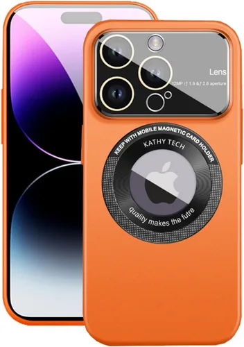 Vista 3 de Funda magnética para iPhone 11 Pro Max compatible con Magsafe, protección completa de cámara con protector de lente, ultrafina para hombres