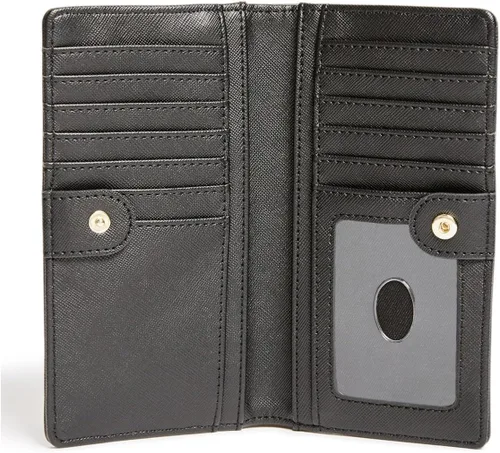 Vista 2 de Guess Factory Annalisa portafolios fina de la mujer, NS, Negro