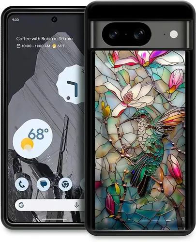 Vista 287 de Compatible con Google Pixel 4A 5G Mobile Case Creative Acrylic Panel trasero Silicona Protección Grip especialmente diseñado para Google Pixel 4A 5G