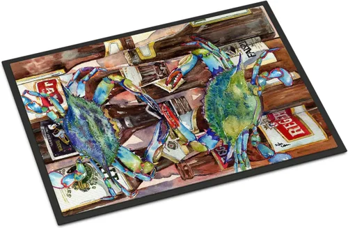 Vista 9 de Caroline's Treasures 1006MAT Pass Bait Shop - Felpudo de 18 x 27 pulgadas, para interiores y exteriores, para entrada, antideslizante, lavable
