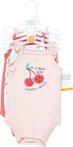 Vista 2 de Hudson Baby Bodys sin mangas de algodón para bebés niñas