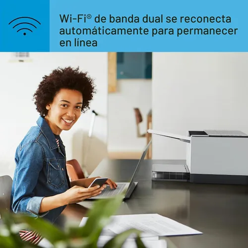 Vista 14 de Impresora láser inalámbrica HP LaserJet M207dw, Blanco y Negro, Dúplex, Ideal para la Oficina