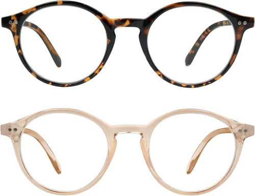Vista 14 de Yogo Vision Blue Light Blocking Glasses Men Women Computer Anti Eyestrain Glasses Round Frame Blue Light Blocker Eyeglasses