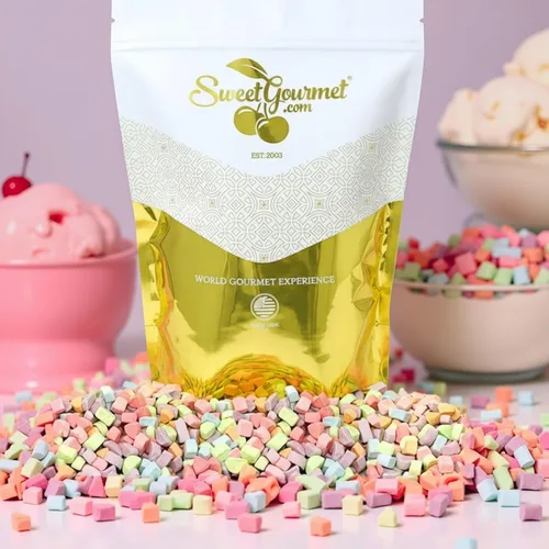 Vista 5 de SweetGourmet Surtido de trozos de malvavisco deshidratados, encantos de malvaviscos de cereales (1.5 libras)
