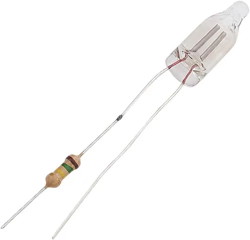 Vista 14 de Othmro 100 bombillas LED AC 220 V F5 5 × 0.512 in luz roja brillante bombillas de neón lámparas indicadoras duraderas bombillas de neón brillantes
