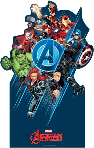 Vista 13 de Gráficos avanzados de Marvel's Avengers Assemble, Tamaño natural, Cartón, para levantarse., talla única
