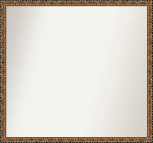 Vista 143 de Amanti Art Espejo de baño de bronce para sobre fregadero, 29 x 19 pulgadas, espejo rectangular de bronce antiguo, marco de madera tradicional