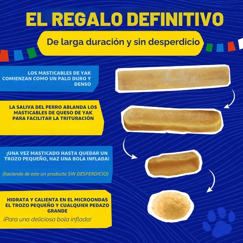 Vista 7 de Palitos masticables Himalayan Dog Chew, paquete mixto de 10.5 oz, (contiene 3 unidades), Verde