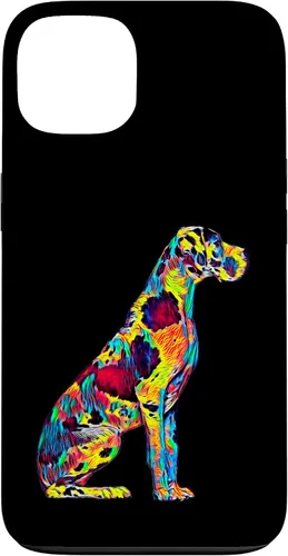 Vista 7 de Funda para iPhone 17 con diseño de perro gran danés