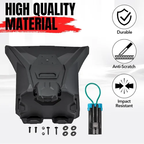 Vista 5 de A & UTV PRO Kit de soporte de dispositivo electrónico para Can Am Commander 1000R / 700 XT DPS/Max, soporte para tableta de teléfono para 2019-2025
