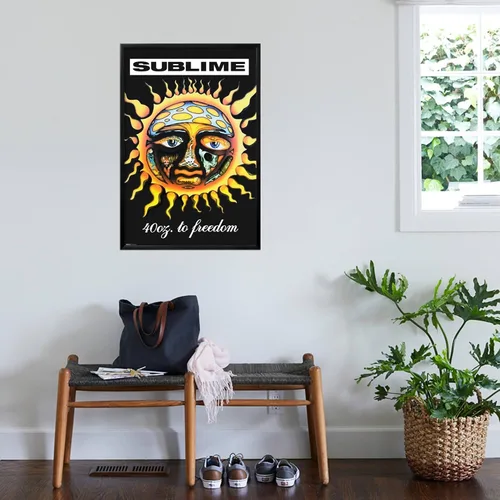 Vista 3 de AllPosters Póster de pared Sublime - 40 oz. A la libertad en marco negro, 24x36
