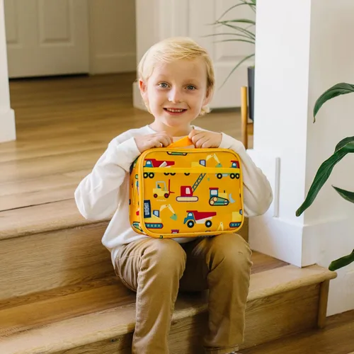 Vista 4 de Wildkin Paquete de mochila para niños de 15 pulgadas con lonchera (en construcción)