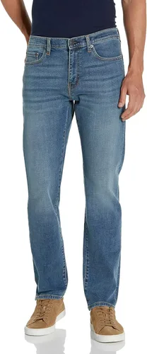 Vista 9 de Amazon Essentials - Pantalones vaqueros elásticos de corte recto para hombre