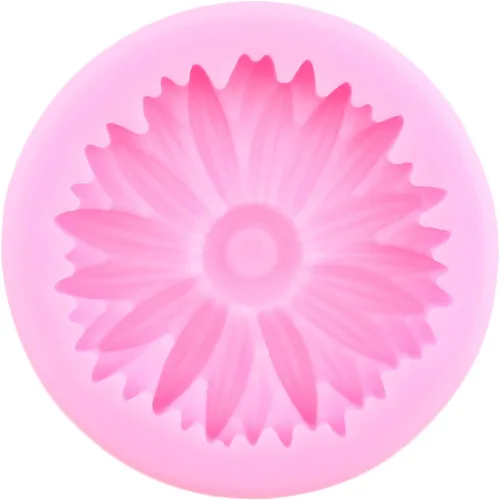 Vista 6 de Mujiang Molde de silicona de flor de crisantemo, moldes de fondant de margaritas, moldes de girasol para decoración de pasteles, decoración