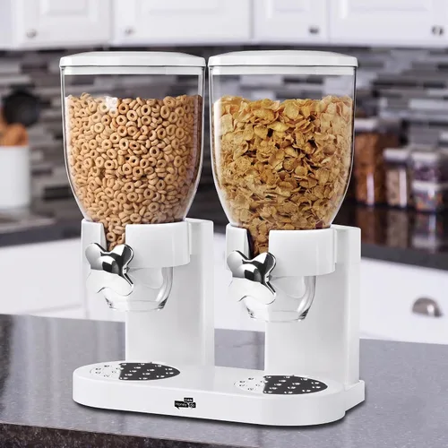 Vista 2 de Dispensador único Zevro de alimentos secos, Dispensador doble