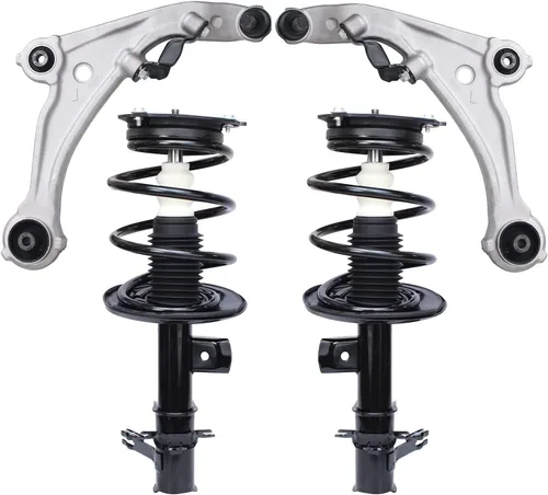 Vista 14 de Detroit Axle - Ejes de eje CV delantero izquierdo y derecho + Reemplazo de juntas esféricas de brazos de control inferiores delanteros para Ford