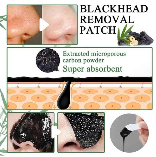 Vista 4 de Máscara facial removedor de puntos negros, mascarilla removedora de cabeza negra de limpieza profunda para la nariz, máscara facial removedor