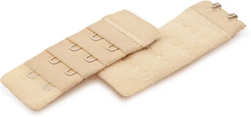 Vista 3 de Dritz Extensor de sujetador de espalda suave de 1-14", 1-14 pulgadas, beige