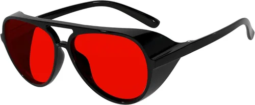 Vista 19 de Eyekepper 100% Gafas Anti-Luz Azul Fitover para Usar Sobre Gafas de Computadora con Lente Ámbar