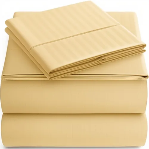 Vista 4 de Sábanas de algodón tamaño Queen, juego de sábanas de 4 piezas, bolsillo profundo de hasta 16 pulgadas, juego de sábanas y fundas de almohada