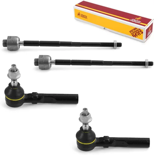 Vista 18 de Metrix Premium Chassis Parts - Kit de 4 piezas de extremos de barra de acoplamiento frontal exterior e interior compatible con Nissan Pathfinder