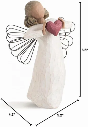 Vista 7 de Angel Willow Tree - Con amor - 5.5" (13.97 cm) de alto