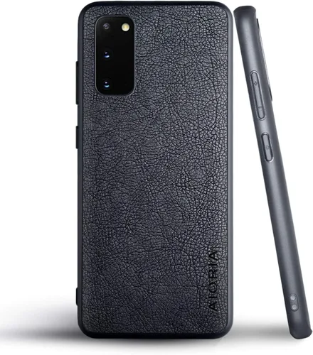 Vista 67 de AIORIA Para Samsung Galaxy Note 20 Case, 6.7 pulgadas Premium PU Leather Cover Retro Business Design Funda protectora completa para Samsung Note 20