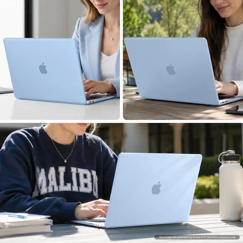 Vista 6 de MOSISO - Carcasa rígida de plástico, compatible con MacBook Pro de 13 pulgadas y cubierta para teclado y cámara web