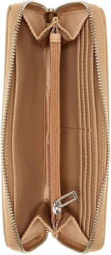 Vista 3 de GUESS Factory Brooker Logo - Cartera mediana con cremallera para mujer