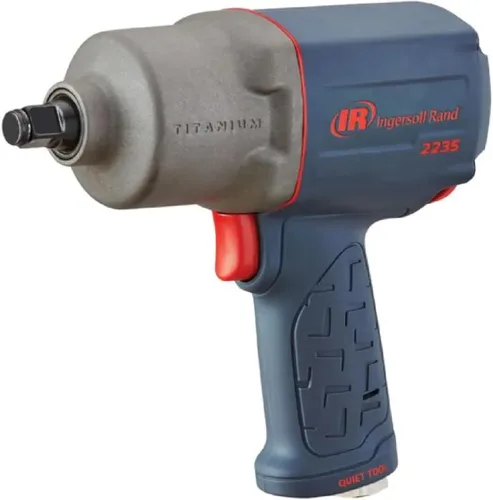 Vista 9 de Ingersoll Rand 2235TiMAX-2 - Llave de impacto neumática de yunque extendido de 1/2 pulgada, par de torsión máximo de 900 libras-pie, gris