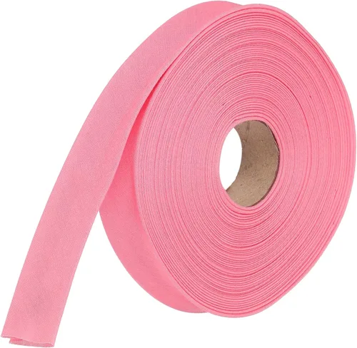 Vista 47 de MECCANIXITY Cinta al bies de doble pliegue de 1 pulgada, cinta al bies de poliéster continua a granel para coser, costura, acolchado, dobladillo