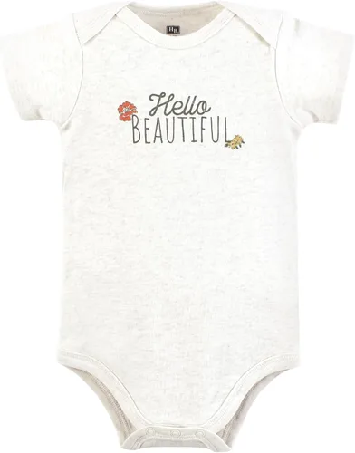 Vista 159 de Hudson Baby baby-girls Cotton Bodysuits 3-pack