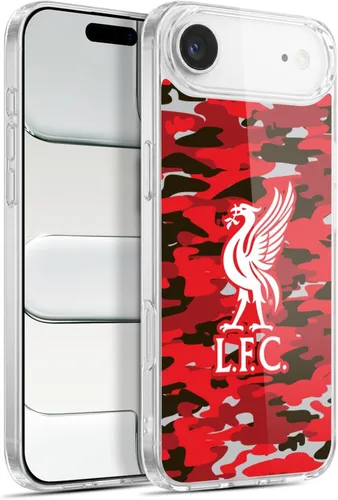 Vista 268 de Head Case Designs Funda de gel con licencia oficial del Liverpool Football Club Away Colourways Crest Camou [protección de grado militar] compatible