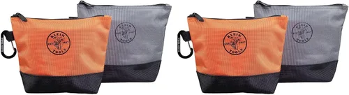 Vista 12 de Klein Tools 55470 - Bolsa utilitaria, bolsas de herramientas con cremallera de pie, tejido balístico resistente 1680d, parte inferior reforzada
