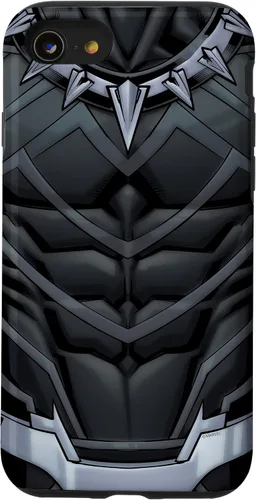 Vista 18 de iPhone 16 Marvel Avengers Black Panther - Funda para disfraz