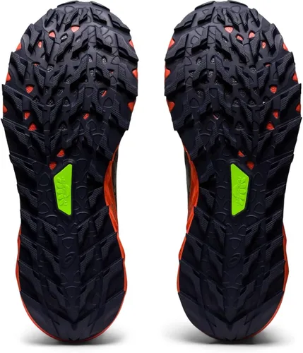Vista 7 de ASICS Gel-Trabuco 10 - Tenis de correr para hombre, negro, anaranjado, (Shocking OrangeBlack)