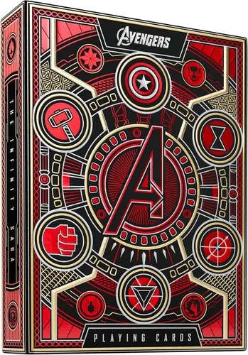 Vista 10 de theory11 Cartas de juego Avengers Edición Verde Premium - Juego de cartas de Marvel Studios de The Infinity Saga