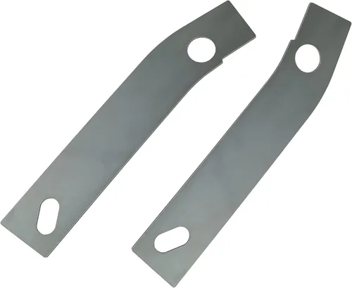 Vista 7 de ECOTRIC 6 placas de soldadura de grillete oxidadas para reparación de marco, compatibles con Jeep Wrangler YJ trasero 1986-1995