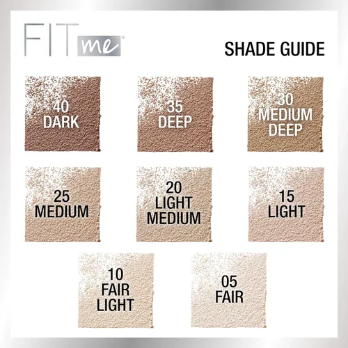 Vista 5 de Maybelline Fit Me - Polvo fijador suelto, polvo facial de maquillaje y polvo de acabado, Claro, 1 unidad