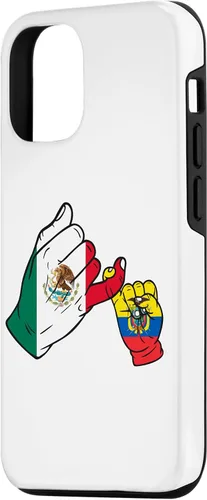 Vista 2 de iPhone 15 Parent and child Mexico Ecuador family Case