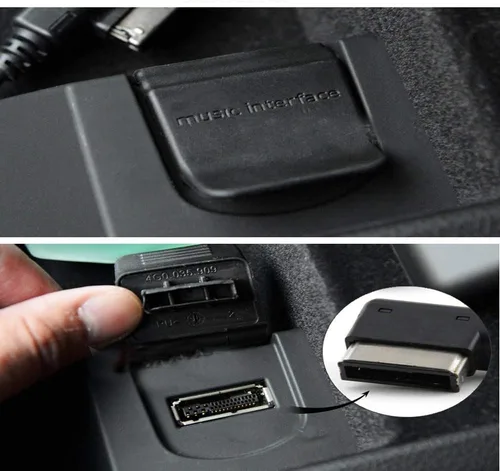 Vista 4 de AMI - Adaptador de interfaz musical tipo C, cable auxiliar para A3/A4/A5/A6/A8/S4/S6/Q5/Q7 (MMI 3G Plus) para 17 Pro 17 Pro Max Air 16 Pro 16 Pro