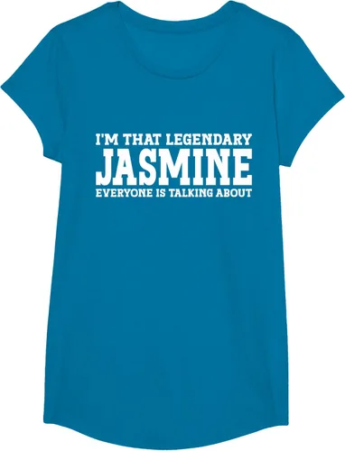 Vista 39 de Jasmine Personal Name - Camiseta divertida de jazmín para mujer y niña, Negro