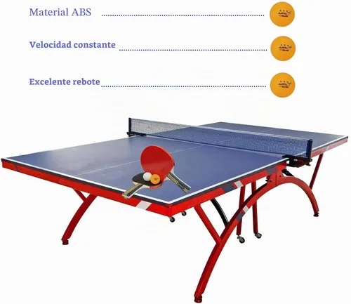 Vista 2 de Pelotas de ping pong de práctica naranja de 3 estrellas de 100 quilates
