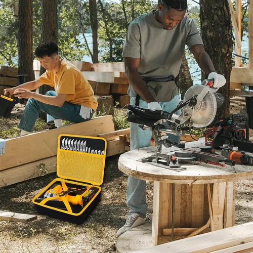 Vista 5 de khanka Funda para sierra caladora DEWALT 20V MAX XR DCS334B/DCS335B, solo funda
