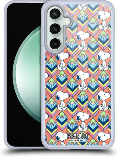 Vista 279 de Head Case Designs Snoopy Deco Dreams - Funda de gel con licencia oficial de Peanuts Blue Pattern [protección de grado militar] compatible con Google