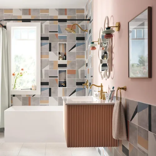 Vista 11 de Moen Weymouth Grifo de baño de dos manijas de oro cepillado de amplio alcance con mango cruzado, requiere válvula, TS42114BG